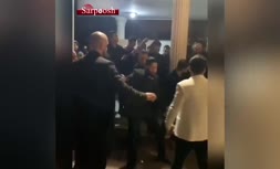 ویدئو/ تعداد زیاد بادیگارد اطراف محسن ابراهیم زاده