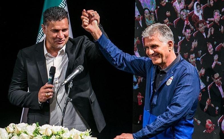 کارلوس کی‌روش و علی دایی,اخبار فوتبال,خبرهای فوتبال,فوتبال ملی