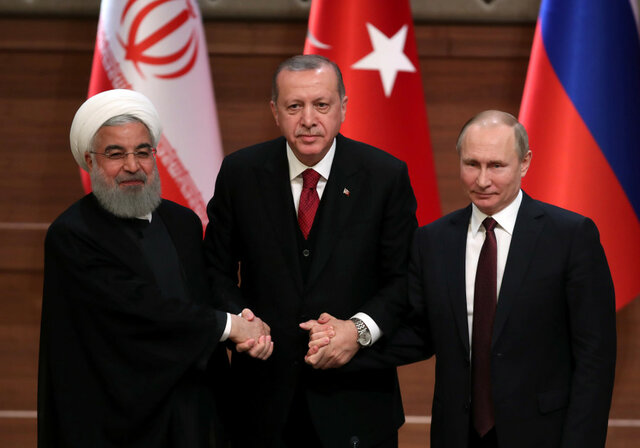 پوتین - اردوغان - روحانی,اخبار سیاسی,خبرهای سیاسی,سیاست خارجی