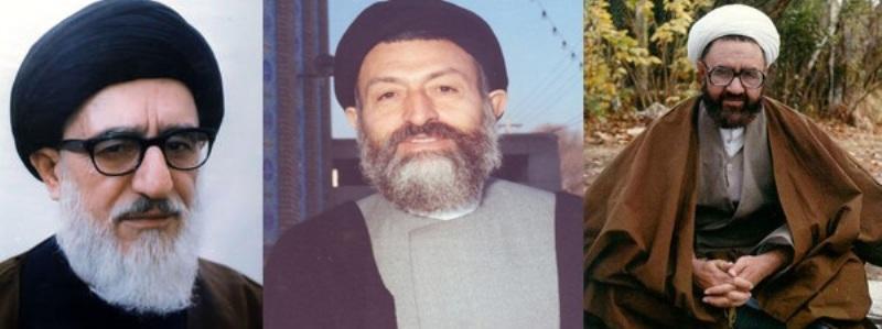 سید محمد بهشتی و سید محمود طالقانی و مرتضی مطهری سید محمد بهشتی و سید محمود طالقانی و مرتضی مطهری,اخبار سیاسی,خبرهای سیاسی,اخبار سیاسی ایران