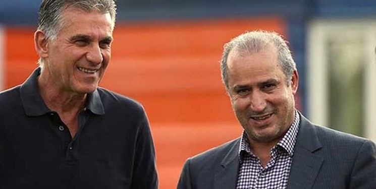 مهدی تاج و کارلوس کی‌روش,اخبار فوتبال,خبرهای فوتبال,فوتبال ملی