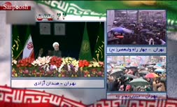 فیلم/ روحانی: برای ساختن موشک‌ از کسی اجازه نگرفته و نخواهیم گرفت