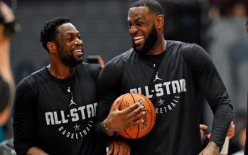 گزارش تصویری/ NBA برای دیدار ستارهها آماده میشود تصاویر نشست خبری NBA All Star,عکسهای ستاره های لیگ بسکتبال آمریکا,عکس های ستاره های لیگ NBA