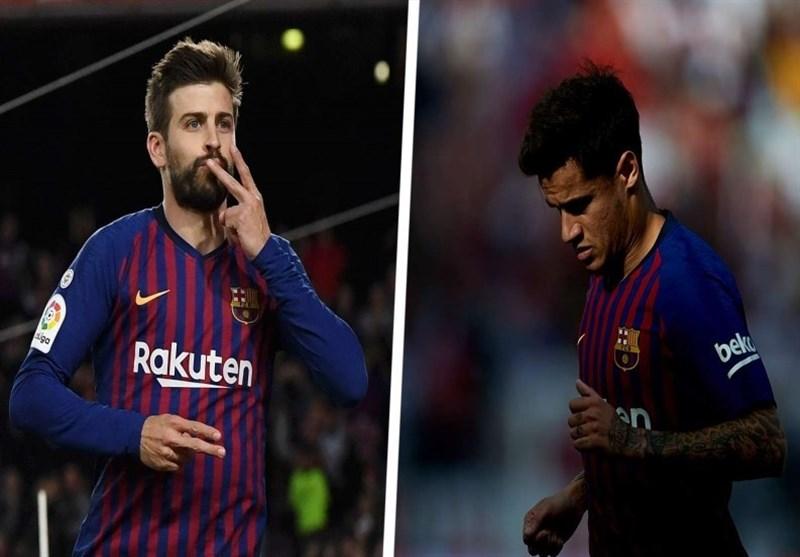 فیلیپه کوتینیو و جرارد پیکه,اخبار فوتبال,خبرهای فوتبال,اخبار فوتبال جهان