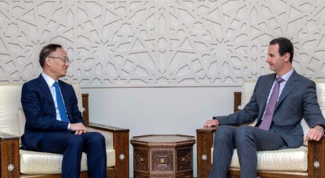 بشار اسد و معاون وزیر خارجه چین,اخبار سیاسی,خبرهای سیاسی,خاورمیانه