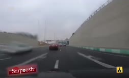 ویدئو/ گزارش حالا خورشید از داخل خودروی گشت نامحسوس پلیس و تعقیب و گریز در اتوبان‌های تهران