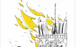 کاریکاتور در مورد آتش گرفتن کلیسا نوتردام,کاریکاتور,عکس کاریکاتور,کاریکاتور اجتماعی