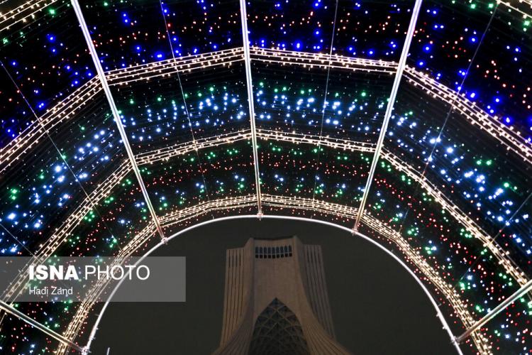 تصاویر ساعت زمین در تهران,عکس خاموش شدن برج میلاد تهران,تصاویر خاموش شدن میدان آزادی تهران
