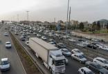 ترافیک پر حجم در جاده‌های منتهی به شمال,اخبار اجتماعی,خبرهای اجتماعی,وضعیت ترافیک و آب و هوا