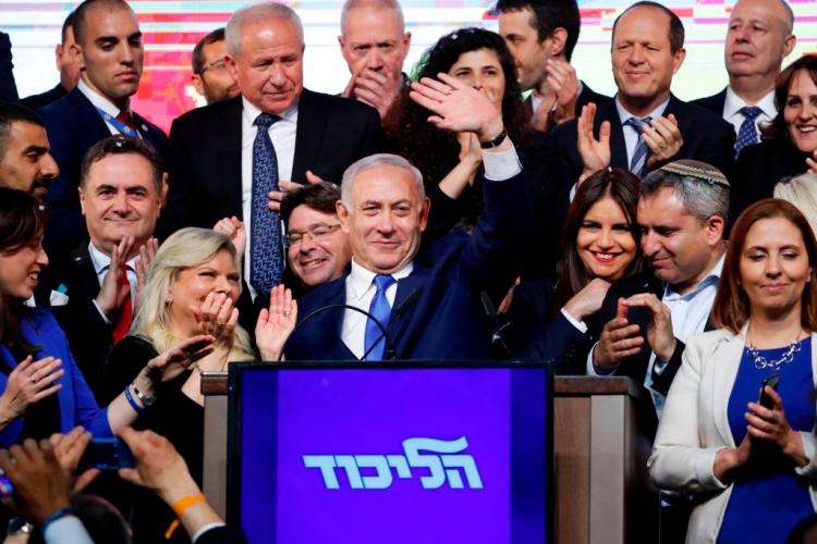 تصاویر نتانیاهو و همسرش در جشن پیروزی در انتخابات اسرائیل,عکس نتانیاهو در جشن انتخابات اسرائیل,عکس نتانیاهو و همسرش در جشن انتخابات