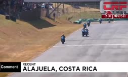 فیلم/ کتک‌کاری در مسابقه موتورسواری