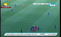 فیلم/ درگیری بازیکنان فولاد و استقلال خوزستان در دقایق پایانی