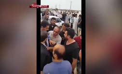 ویدئو/ توهین استاندار خوزستان به یک شهروند سیل‌زده