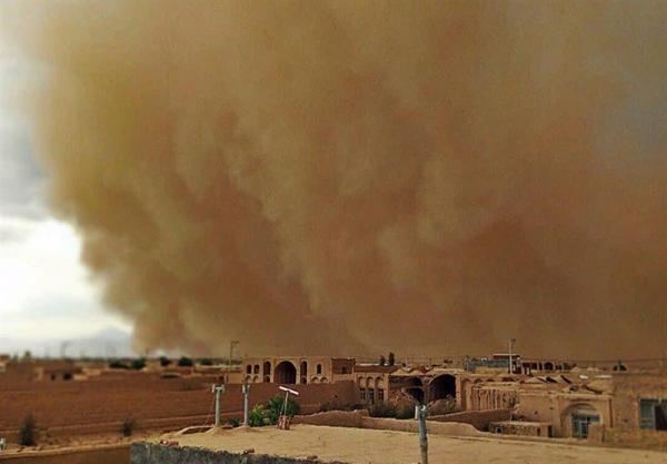 توفان شن در استان یزد,اخبار حوادث,خبرهای حوادث,حوادث طبیعی