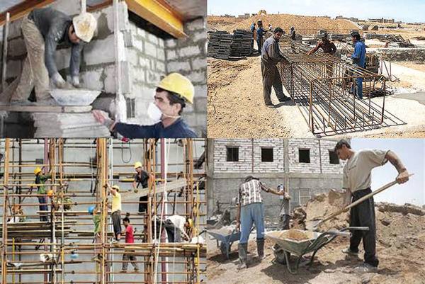 کارگران ساختمانی,اخبار کار,خبرهای کار,حقوق و دستمزد