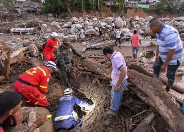 رانش زمین در کلمبیا,اخبار حوادث,خبرهای حوادث,حوادث طبیعی