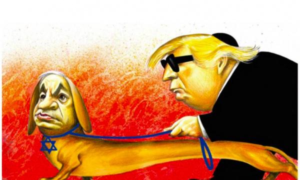 کاریکاتور نتانیاهو در قالب سگ,اخبار سیاسی,خبرهای سیاسی,اخبار بین الملل