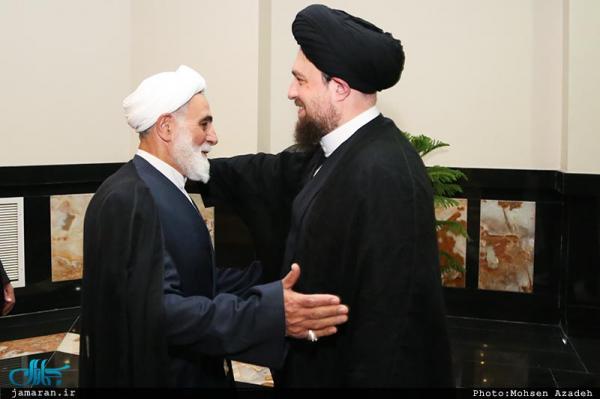 دیدار سید حسن خمینی و علی اکبر ناطق نوری دیدار سید حسن خمینی و علی اکبر ناطق نوری,اخبار سیاسی,خبرهای سیاسی,اخبار سیاسی ایران