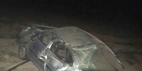 سانحه واژگونی پژو ۴۰۵ در ایرانشهر,اخبار حوادث,خبرهای حوادث,حوادث