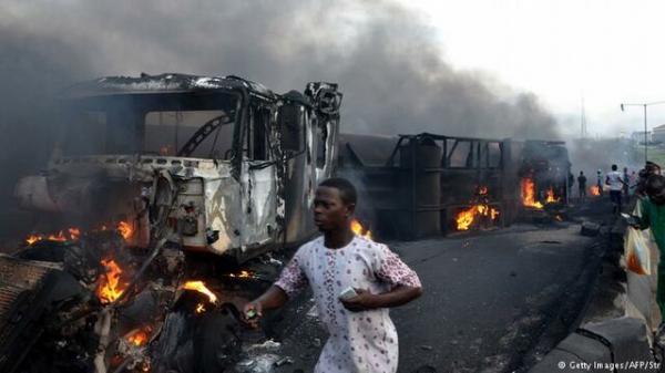 انفجار تانکر سوخت در نیجر,اخبار حوادث,خبرهای حوادث,حوادث امروز