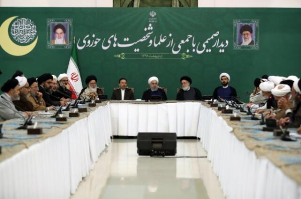 دیدار روحانی با جمعی از علما و شخصیت‌های حوزوی,اخبار سیاسی,خبرهای سیاسی,دولت
