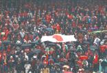 پرچم ژاپن در بازی پرسپولیس,اخبار فوتبال,خبرهای فوتبال,حواشی فوتبال