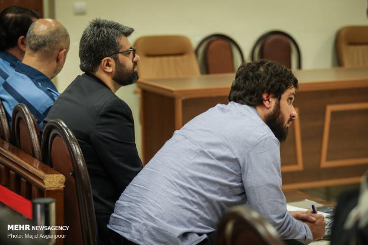 تصاویر محمدهادی رضوی در دادگاه,عکس های محمدهادی رضوی متهم بانک سرمایه,تصاویر دادگاه متهمین بانک سرمایه