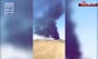 فیلم/ آتش‌سوزی در تأسیسات نفتی عربستان بعد از حمله پهپادی یمن