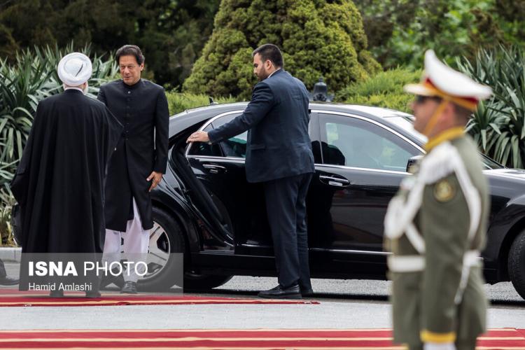 تصاویر استقبال رسمی رییس جمهور از نخست‌وزیر پاکستان,عکس های استقبال رسمی رییس جمهور از نخست‌وزیر پاکستان,عکس های دیدار حسن روحانی وعمران خان