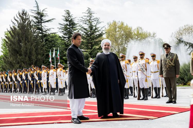 تصاویر استقبال رسمی رییس جمهور از نخست‌وزیر پاکستان,عکس های استقبال رسمی رییس جمهور از نخست‌وزیر پاکستان,عکس های دیدار حسن روحانی وعمران خان