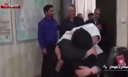 ویدئو/ لحظه بازگشت باران شیخی به آغوش خانواده در چابهار