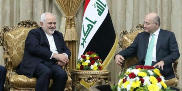 دیدار ظریف با رئیس جمهور عراق,اخبار سیاسی,خبرهای سیاسی,سیاست خارجی