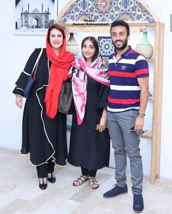 فاطمه گودرزی و پسرش و عروسش,اخبار هنرمندان,خبرهای هنرمندان,بازیگران سینما و تلویزیون