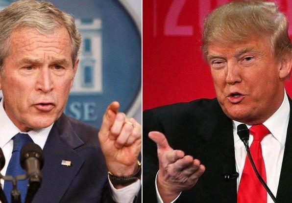 دونالد ترامپ و جرج دبلیو بوش,اخبار سیاسی,خبرهای سیاسی,دفاع و امنیت