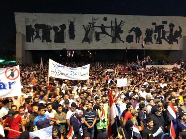 تظاهرات ضد جنگ در بغداد تظاهرات ضد جنگ در بغداد,اخبار سیاسی,خبرهای سیاسی,خاورمیانه