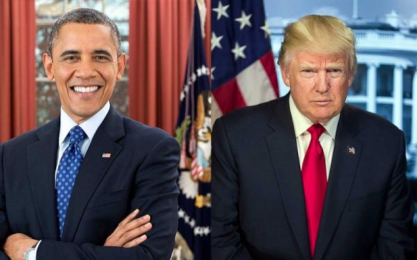 دونالد ترامپ و اوباما,اخبار سیاسی,خبرهای سیاسی,اخبار بین الملل