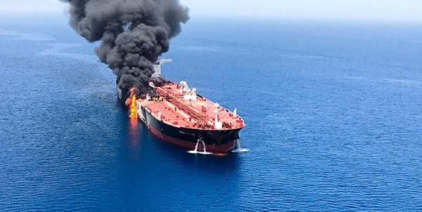 انفجار دو نفتکش دریای عمان,اخبار سیاسی,خبرهای سیاسی,اخبار بین الملل