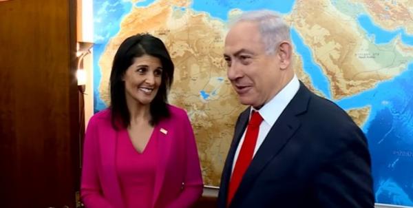 نیکی هیلی و نتانیاهو,اخبار سیاسی,خبرهای سیاسی,خاورمیانه