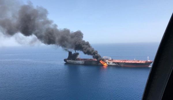 انفجار نفتکش ژاپنی در دریای عمان,اخبار سیاسی,خبرهای سیاسی,خاورمیانه