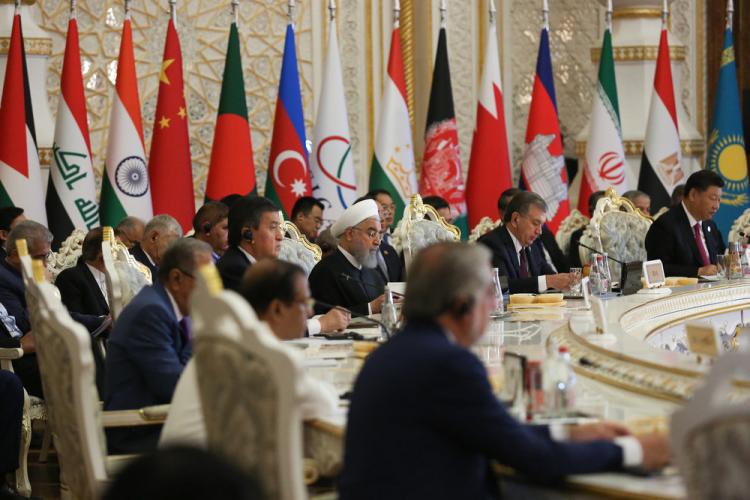 تصاویر پنجمین نشست سران کنفرانس تعامل و اقدامات اعتمادساز در آسیا,عکس های دکتر حسن روحانی,تصاویر رئیس جمهور ایران در تاجیکستان