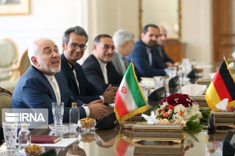 تصاویر دیدار هایکو ماس و محمدجواد ظریف,عکس های دیدار هایکو ماس و محمدجواد ظریف,تصاویر دیدار وزیران خارجه ایران و آلمان
