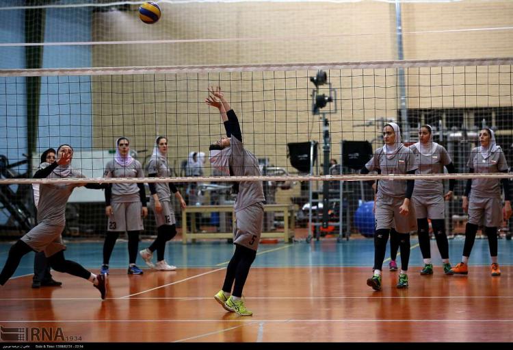 تصاویر اردوی ملی ‌پوشان والیبال زنان ایران,عکس های تمرینات تیم والیبال زنان ایران,تصاویر تیم والیبال بانوان ایران