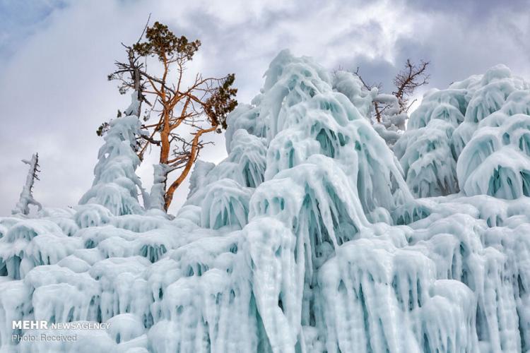 تصاویر یخ زدن دریاچه بایکال سیبری‎,عکسهای یخ زدن دریاچه بایکال سیبری‎,تصاویر دریاچه بایکال