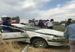 حادثه رانندگی در جاده کاشان,اخبار حوادث,خبرهای حوادث,حوادث