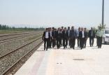 بازدید مسئولان راه آهن از ایستگاه میاندوآب,اخبار اقتصادی,خبرهای اقتصادی,مسکن و عمران