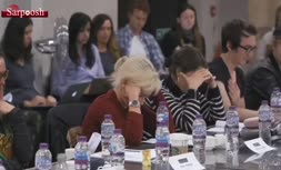 فیلم/ واکنش جالب کیت هرینگتون به قسمت پایانی فیلمنامه سریال بازی تاج‌وتخت