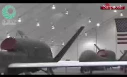 فیلم/ لحظه هدف قرار گرفتن پهپاد آمریکایی RQ-4 توسط سپاه پاسداران
