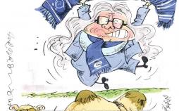 کاریکاتور وینفرد شفر با شتر بن‌یاس,کاریکاتور,عکس کاریکاتور,کاریکاتور ورزشی