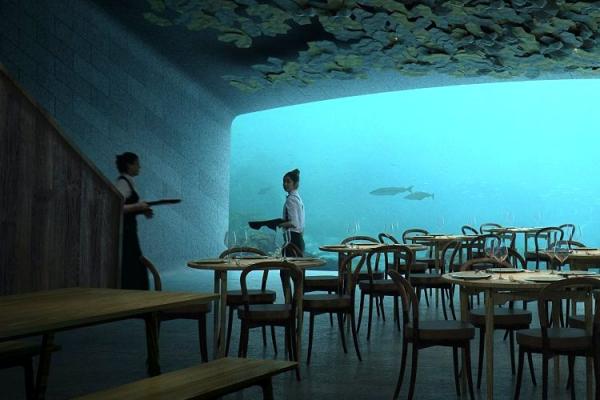 رستوران زیر آب اروپا,اخبار جالب,خبرهای جالب,خواندنی ها و دیدنی ها