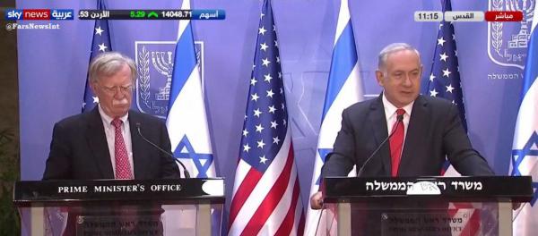 بنیامین نتانیاهو و جان بولتون,اخبار سیاسی,خبرهای سیاسی,سیاست خارجی